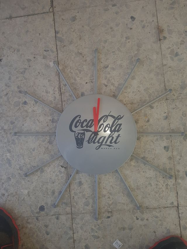 Reloj pared coca-cola decoración