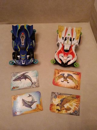 Scan 2 go Slazor e Falgor con carte Giochi Prezios