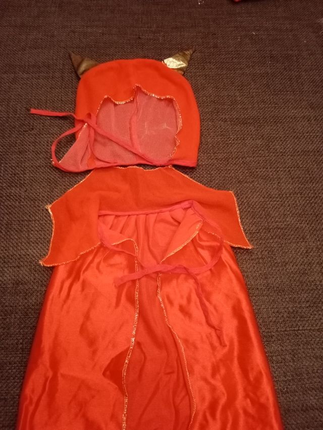 Vestito da diavoletto taglia 1 anno