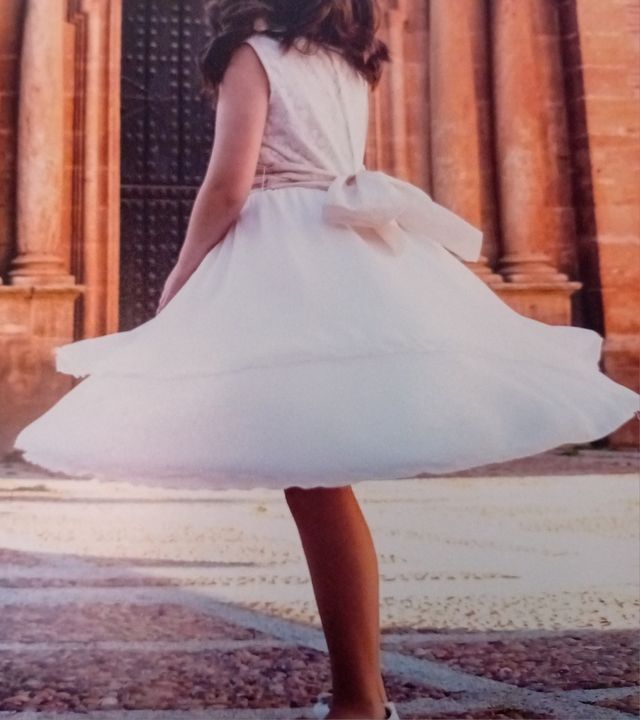 Vestido ceremonia o comunión corto