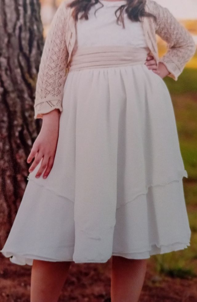 Vestido ceremonia o comunión corto