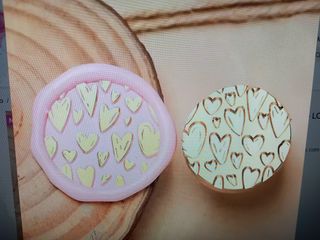Sinete / Carimbo Lacre - Lots of Hearts