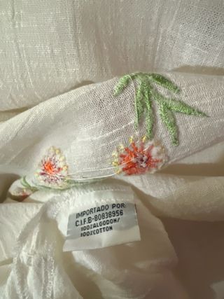 Blusa blanca boho nueva de Polinesia