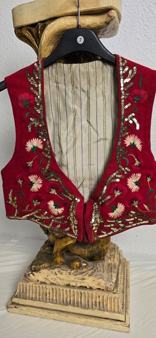Chaleco antiguo torero traje corto