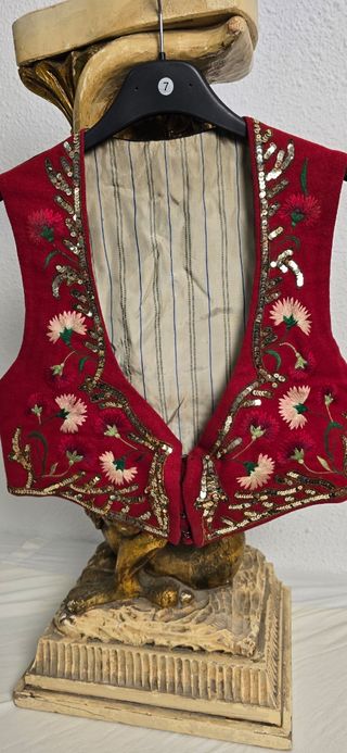 Chaleco antiguo torero traje corto