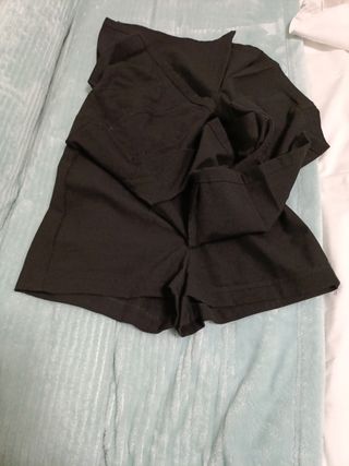 Falda pantalón negra XXS