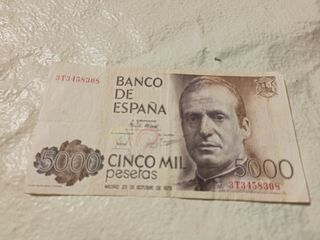 Billete 5000 pesetas