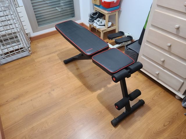 Banco de entrenamiento plegable