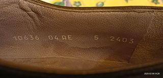 Scarpa da cerimonia nera con lacci