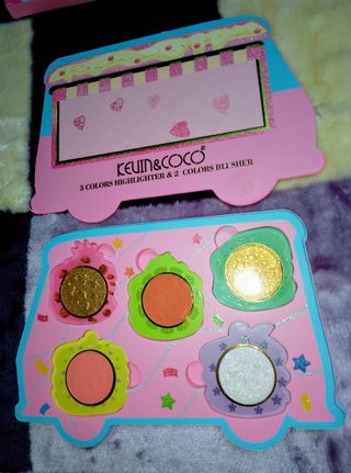 Lote de paletas de maquillaje