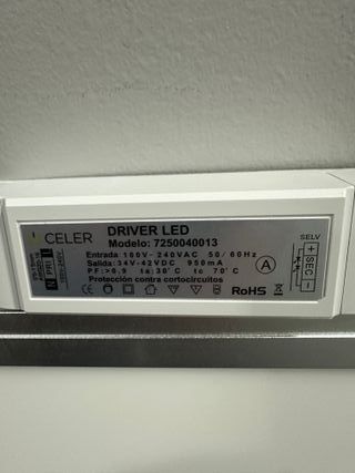 6 paneles led 60x60 Celer nuevos