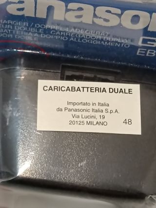 Caricabatterie doppio Panasonic