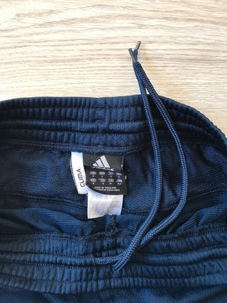 Adidas Pantalón Chándal Vintage Climalite Azul y