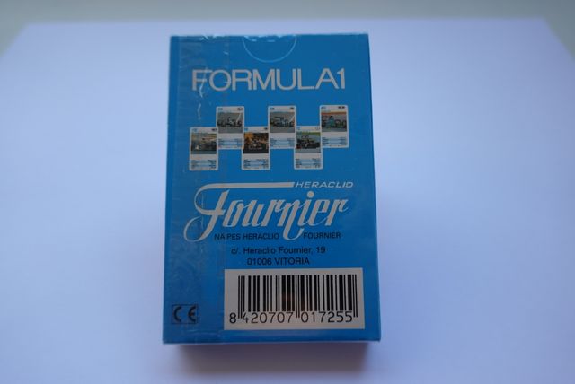 PRECINTADO Juego de cartas fórmula 1