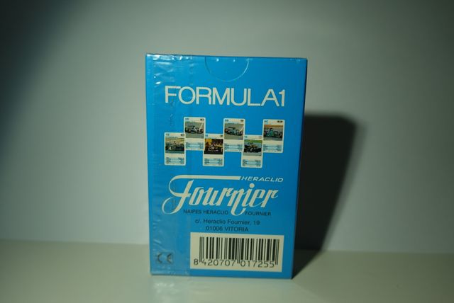 PRECINTADO Juego de cartas fórmula 1