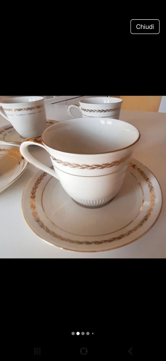 Tazze vintage porcellana Scherzer