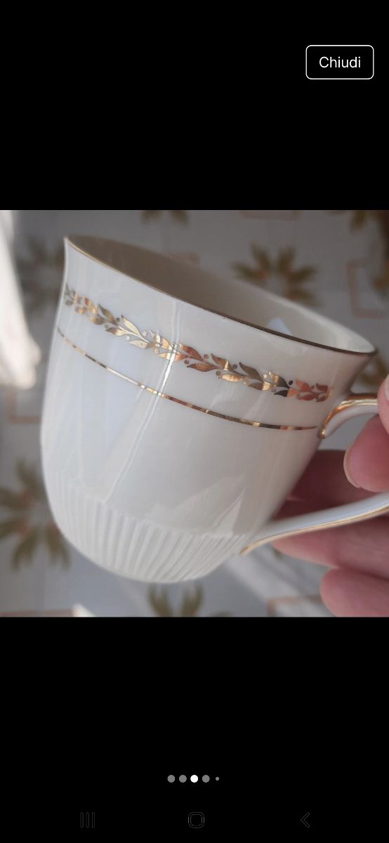 Tazze vintage porcellana Scherzer