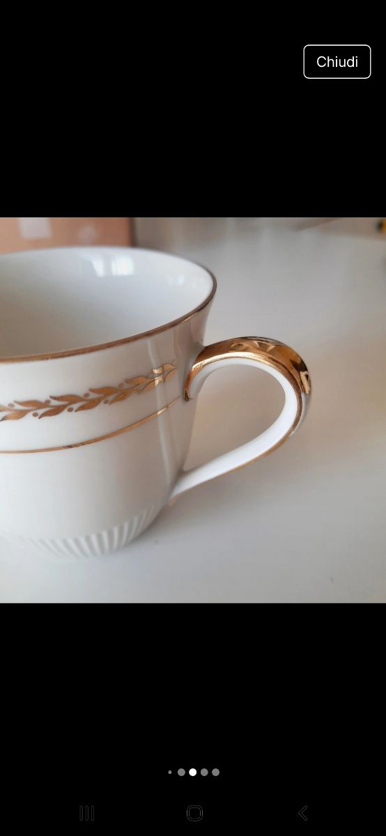 Tazze vintage porcellana Scherzer