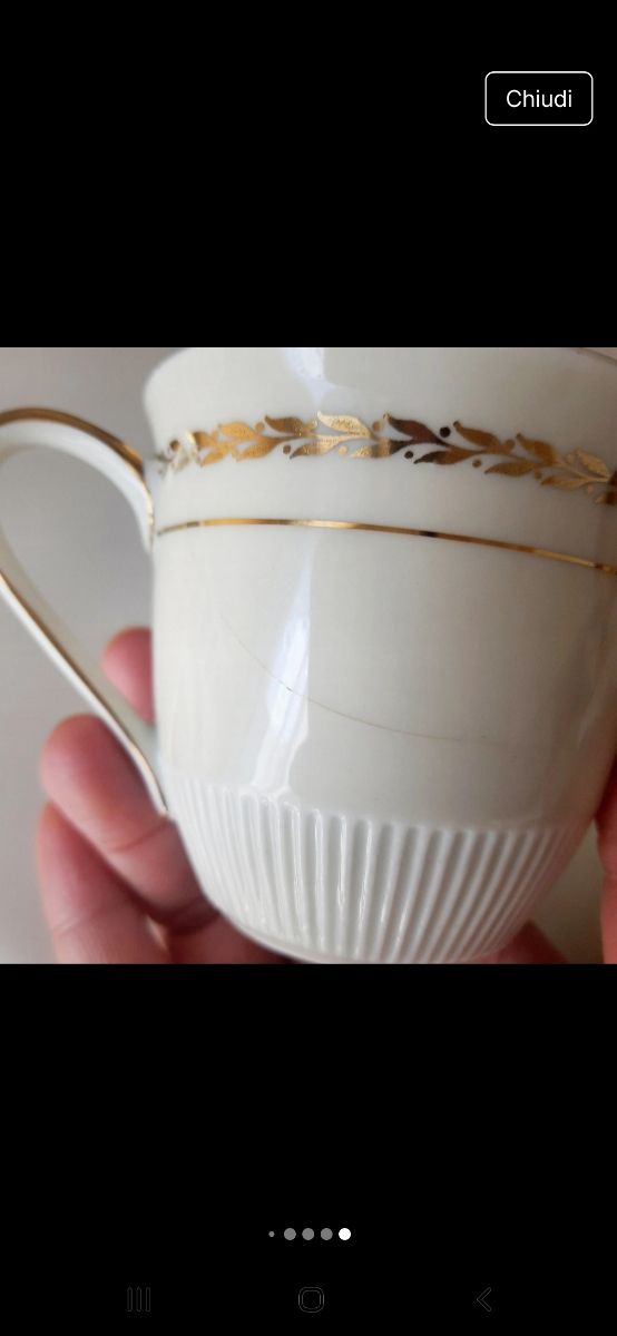 Tazze vintage porcellana Scherzer