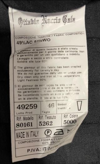 Traje de boda hombre