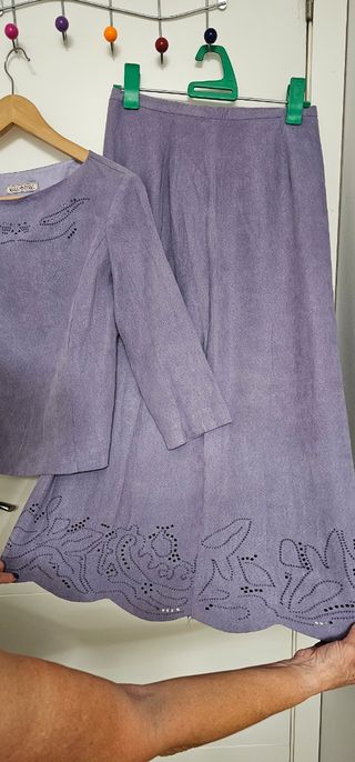 Blusa y falda Miguel Berbel 