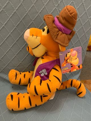 Peluche di Tigro sceriffo  con etichetta dell
