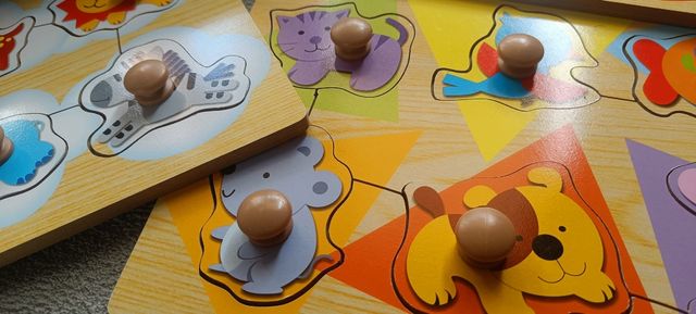 Nenittos Cajón 3 Puzzles de Madera