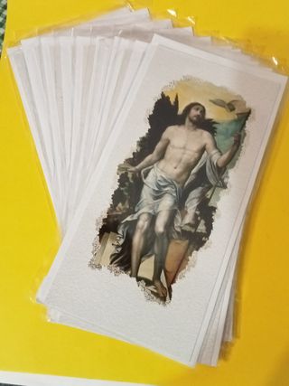 11 biglietti pasqua Cristo risorto