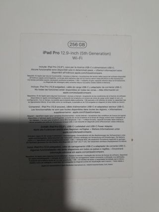 Caja ipad pro 12.9