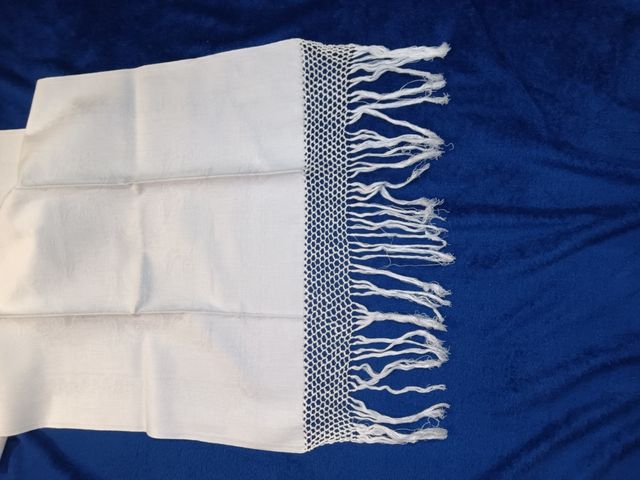 Asciugamani in fiandra frange vintage