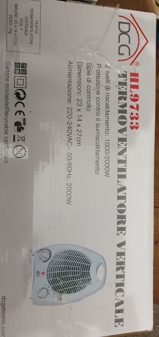 Termoventilatore verticale