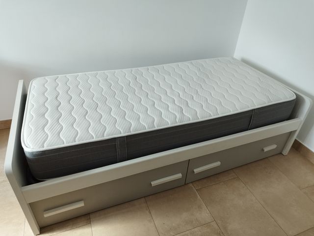 CAMA NIDO CON SOMIER Y COLCHON