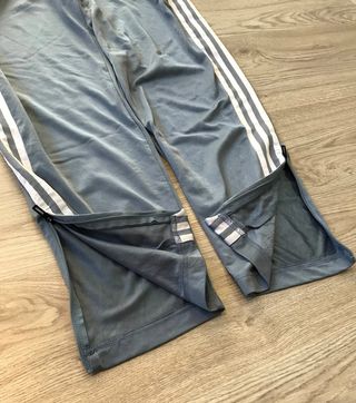 Adidas Pantalón Chándal Vintage Azul Grisáceo