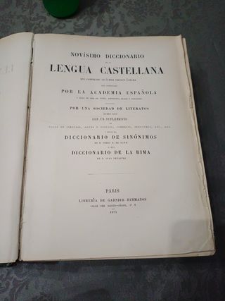Diccionario de lengua castellana antiguo