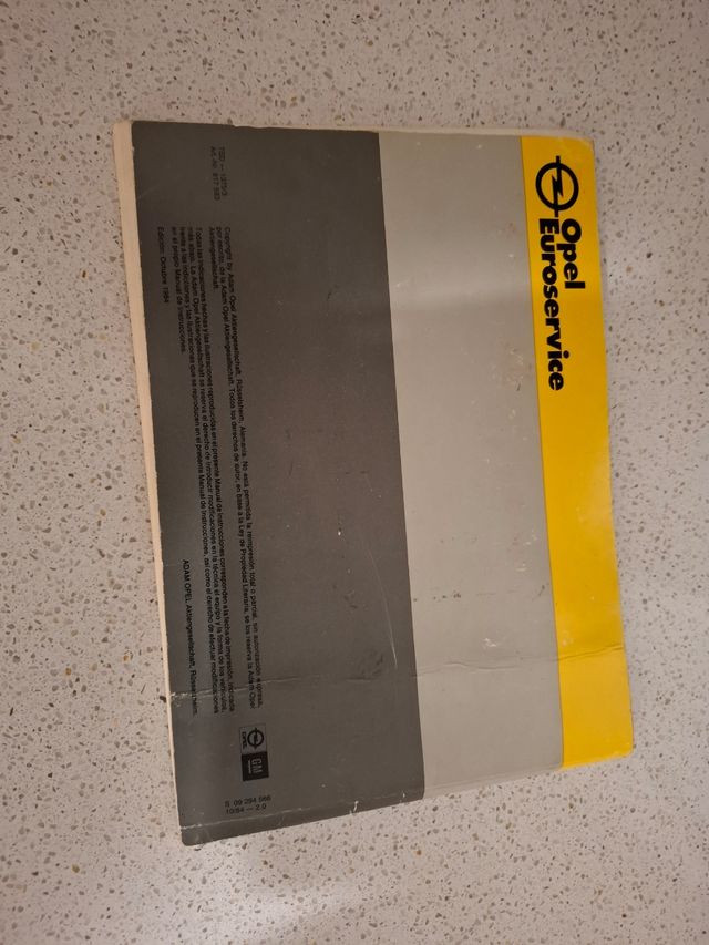 Libro de Opel Ascona