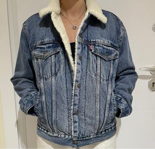 Cazadora vaquera Levi’s borrego mujer