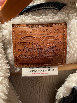 Cazadora vaquera Levi’s borrego mujer