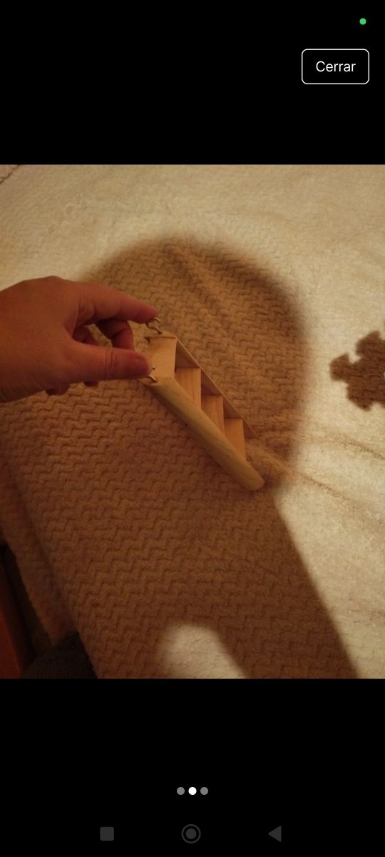 Escalera para hamster