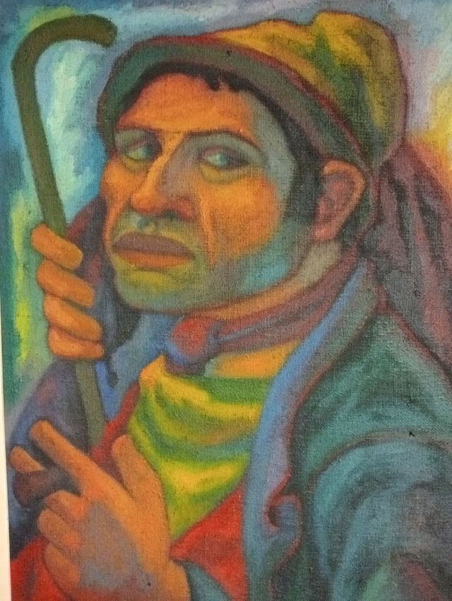 Renato Fiorillo olio su tela