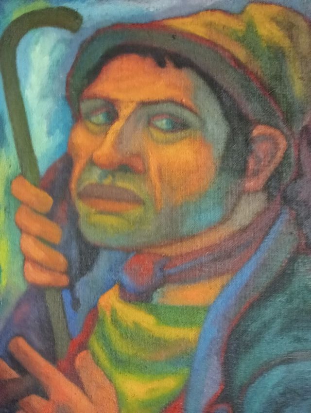 Renato Fiorillo olio su tela