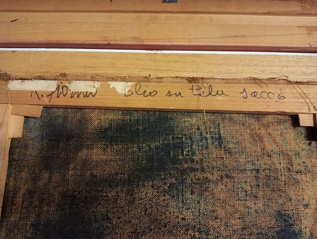 Renato Fiorillo olio su tela