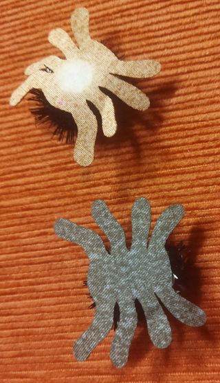 Complementos disfraz, arañas