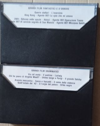 Musicassette serie Grandi Film