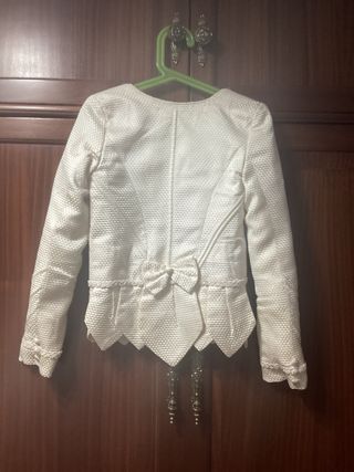 Corpiño fallera infantil crudo 