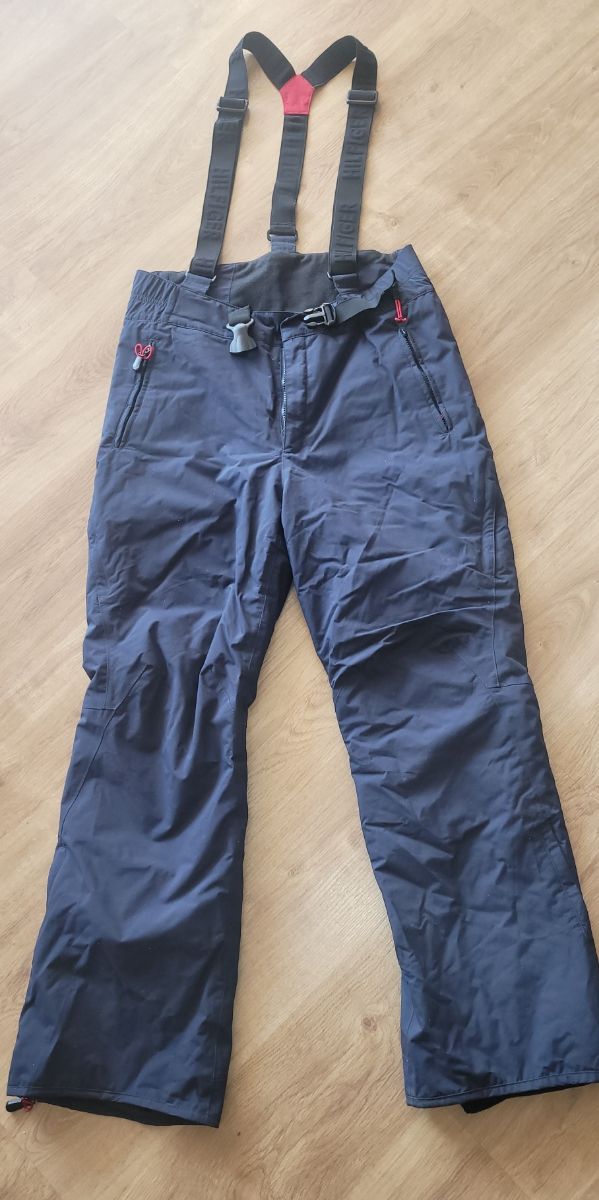 Pantalón con tirantes nieve,talla L Tommy hilfinge