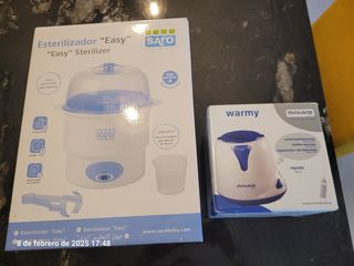 Calienta biberones y esterilizador
