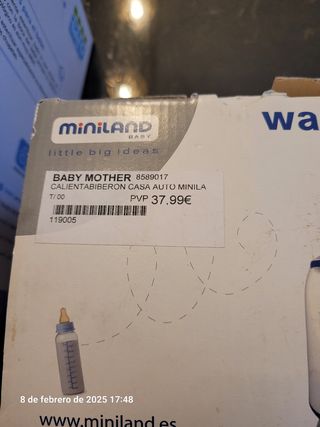 Calienta biberones y esterilizador