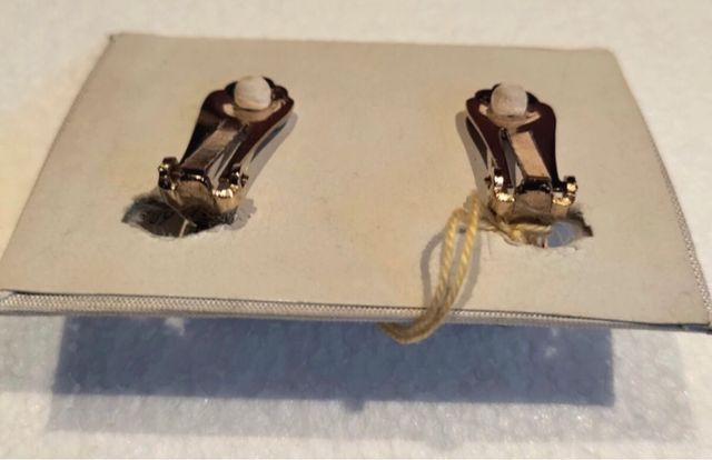 Pendientes antiguos chapado en oro