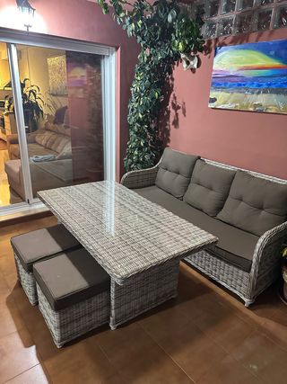 Muebles terraza de Ratán