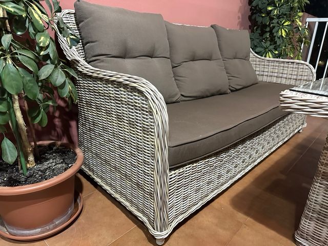 Muebles terraza de Ratán